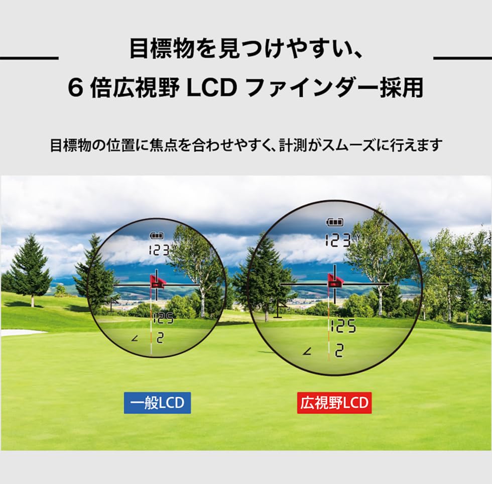 Shot Navi Golf Laser-Entfernungsmessgerät LaserSniper RAYS 1600y Messung High Speed Sekundenmessung Leichtgewicht 6x Zoom Höhe