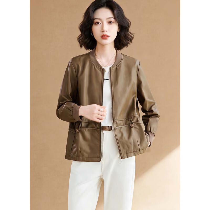 EST+II Women's Faux Leather Moto Jacket