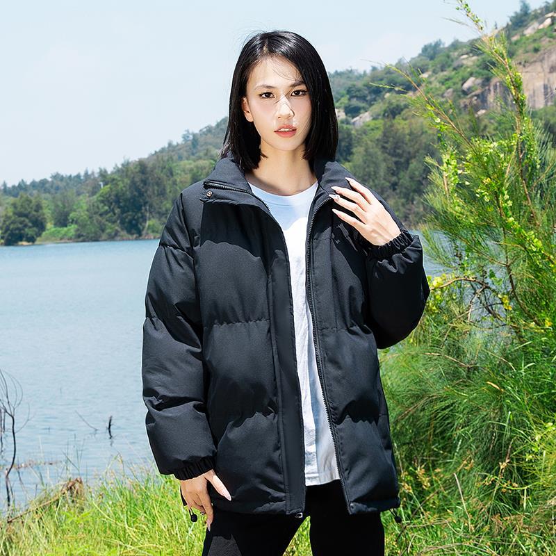 Autumn and Winter New Couple Cotton-padded Clothes Men's Stand-up Collar Bread Clothes Thickened Cotton-padded Jackets Student Cotton-padded Jackets