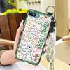 Durable Back Cover Phone Case For Itel A25/A35/A25 Pro Wrist Strap Lanyard Ring Kickstand Protective Shockproof Cartoon