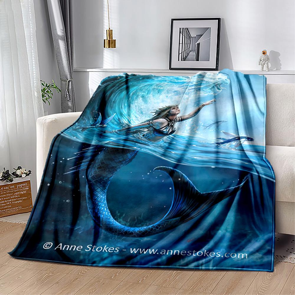 Gothic Style Blanket Comfortable Suitable for Picnics Sofa Seaside Four Seasons Universal Modern Style Best Holiday Gift for Friends Family