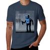 GRAFFITI ROBOT BARCODE BANSKY TShirt Basic Solid Color Short Sleeve Cotton Top