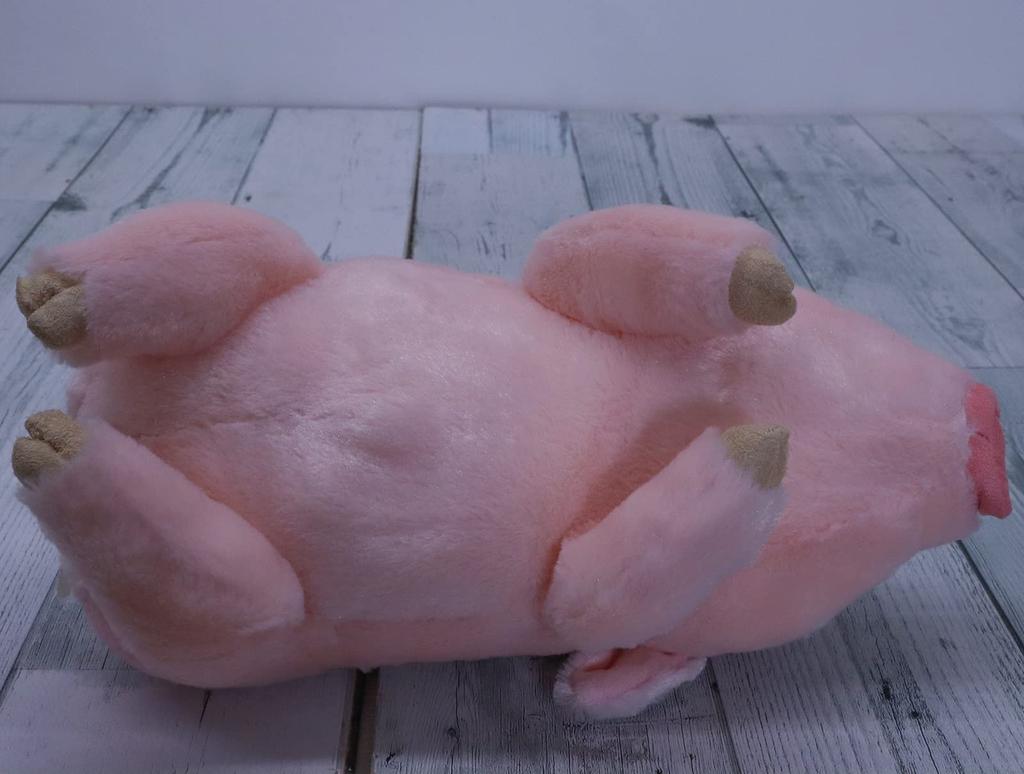 Shinada Happiness Series: The Happiness Pig (M) 15 X 16 X 32cm Plush Toy, Animal Merchandise, HPW-0200P