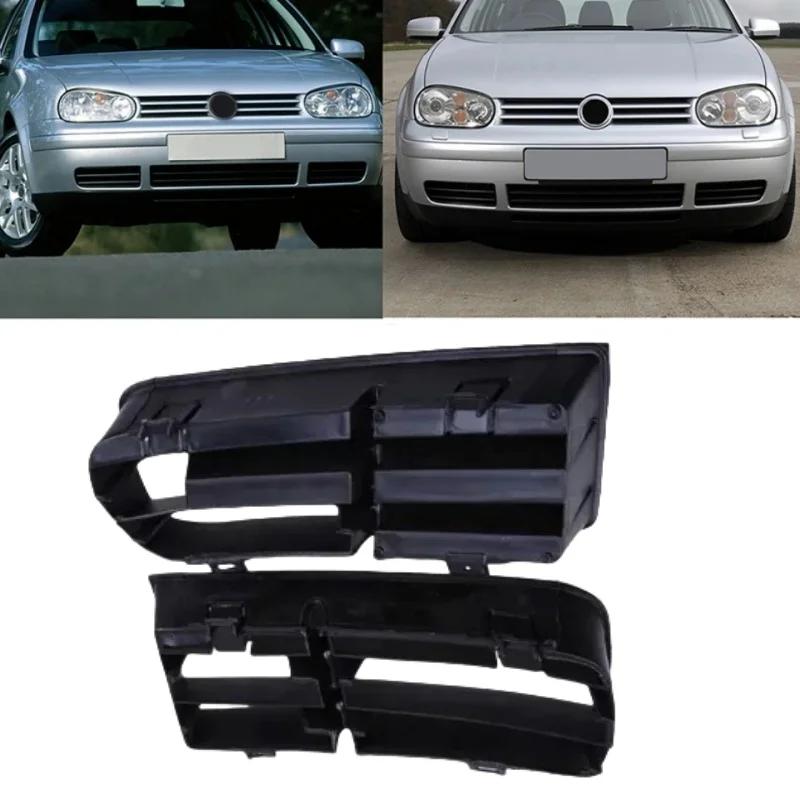 Front Bumper Fog Light Lower Grille Cover Car Accessories Plastic Black Fit For VW Golf/Variant/4 Motion 1998 1999 2000-2004