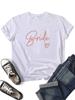 Hen Party Bachelorette Party White Grey Girl Wedding Female Tops Tees Women Team Bride Bride Squad T-shirts Aesthetic Clothes