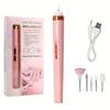 Electric Nail Polishing Machine Rechargeable Portable Nail Grinder Low Noise Professional Manicure Pedicure Set