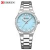 CURREN 9103 Women's Waterproof Quartz Watch with Steel Band - Casual Style