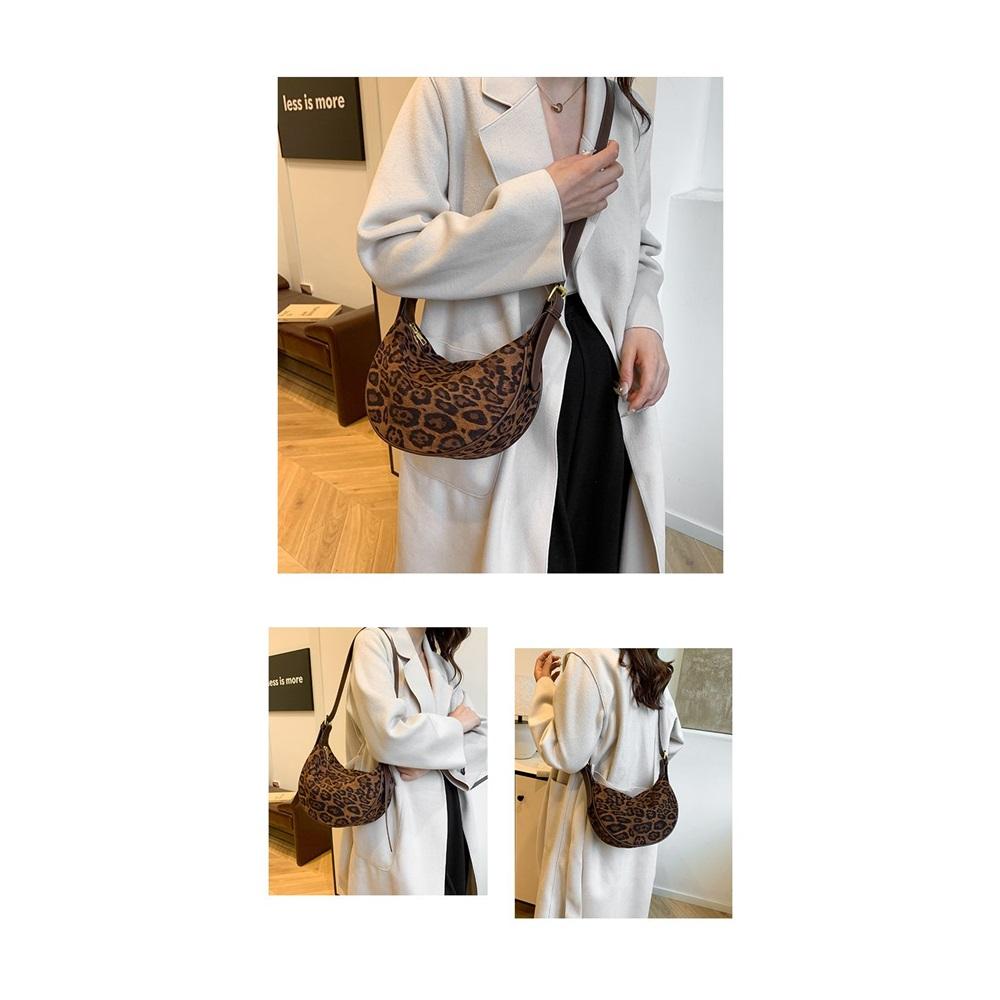 Bolso Pequeño Nuevo para Mujer Bolso Cruzado Popular Moda Estampado de Leopardo Hombro