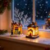 Christmas Village LED Lighted Village Houses,Christmas Village Collection Indoor Room Decor Collectible Buildings