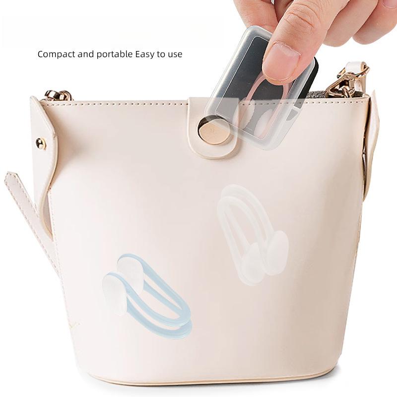 Swimming Nose Clips, Parallel Strips Clip The Nose To Prevent Falls, Swimming Training, Water Barriers and Anti-choking Nose Plugs