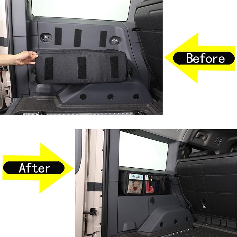 For Ineos Grenadier 2020 2025 2025 2025 2025 Car Trunk Side Storage Box Multifunctional Storage Bag Car Interior Accessories
