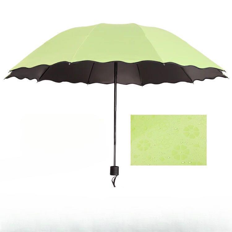 Guarda-chuva de Sol Espessado com Cola Preta para Uso Tanto em Dias Ensolarados Quanto Chuvosos Verão Exterior Resistente a UV Guarda-chuva Dobrável