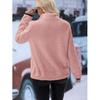 2026 Plush Half-Zip Sweatshirt - Cozy Fleece Hoodie W/ Kangaroo Pocket, Dog Walking to Coffee Run Athflow Essential