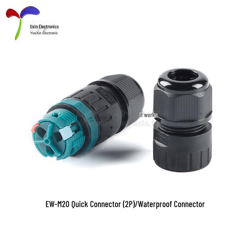 

EW-M20 Quick Card IP68 Waterproof Outdoor Cable Connector