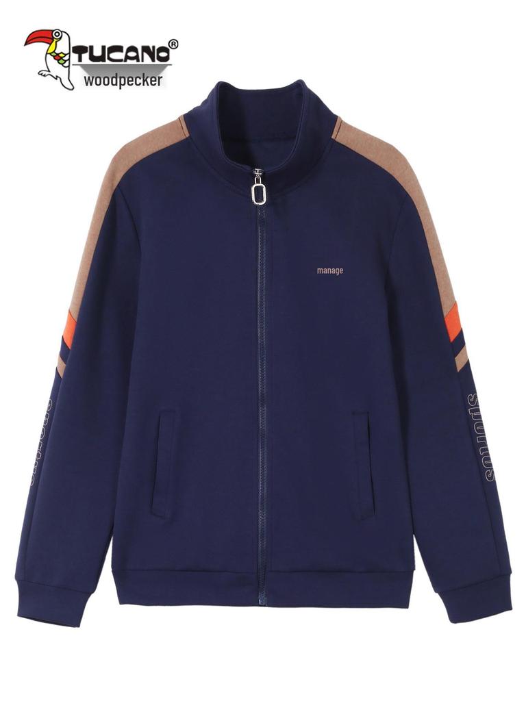 Woodpecker Casual Sportswear Three-Piece Autumn 2025 Fashionable Cardigan Set for Middle-Aged Women