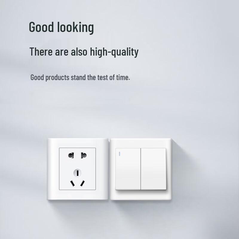 Oushenghua Concealed 1-Gang 2-Way Wall Switch