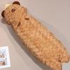 Lang Knuffelkussen Schattig Varken Capibara Knuffelkussen Pluizig Kattenkussen Pluche Speelgoed voor Zijslapen en Zitten Jongens Meisjes Kerstcadeau