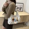 Stylish White Pu Tote Bag For Women With Unique Design And Trendy Street Style Features