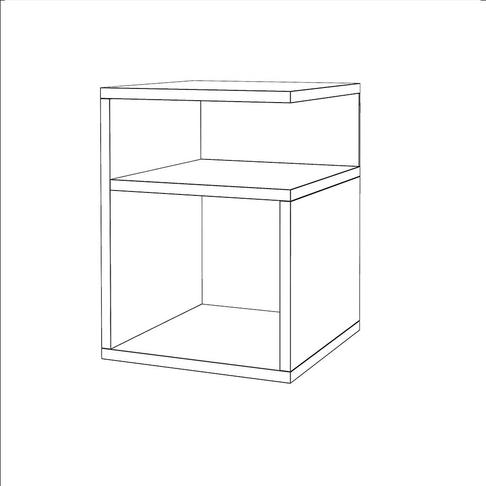 Sonoma Oak Nightstand 30 CM Bedside Table Bedroom Furniture Nakastlik