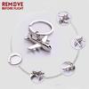 Airworthy Creative Plane Keychain Metal Key Chains Mens Key Ring Chain for Motorcycle and Car Key Tags Parts Aviation Gifts