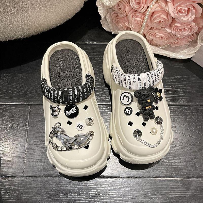 Women s Summer Height-Boosting EVA Non-Slip Closed Toe Slippers 40-41