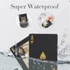 Black Gold Waterproof Playing Card Game Set Unique Magic Dmagic Packaging Gift Collection for Board Game Lovers and Fun Nights