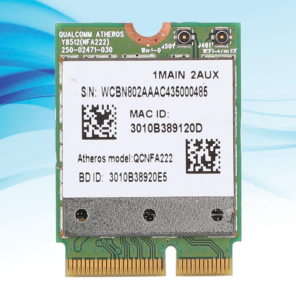 Für Qualcomm Atheros WIFI-Karte 2,45 GHz Dual Band 802.11abgn mit für Bluetooth 4.0
