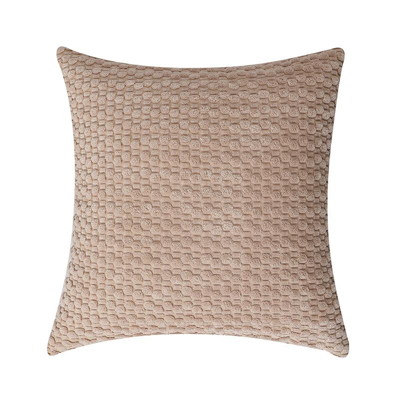 New Modern and Simple Corduroy Three-dimensional Bubble Pillow Pillow Case Fashionable Solid Color Cushion Pillow Case