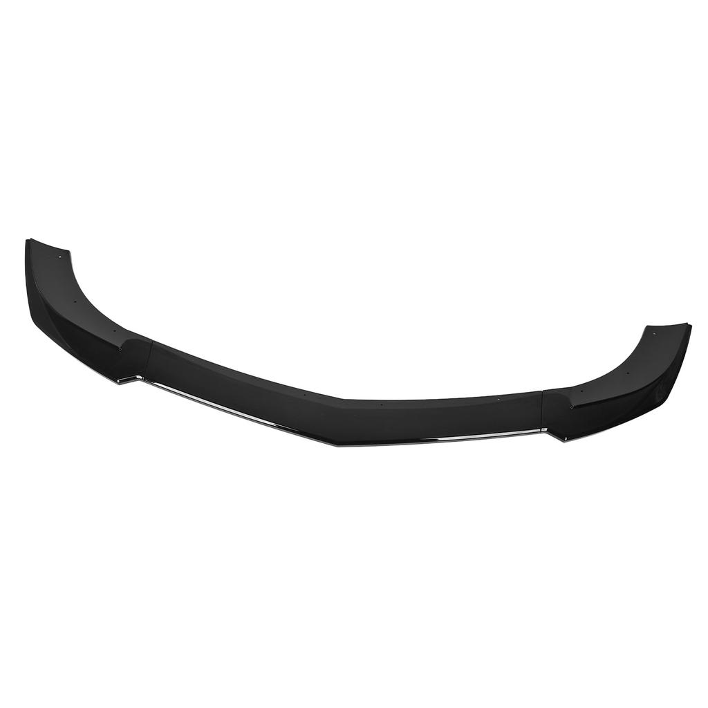 3PCS Front Bumper Lip Spoiler Scratch Resistant Bumper Lip Chin Splitter Kit Replacement for C‑Class W204 04 2011‑2014