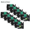 5PCS 231 241 Compatible for Brother Tz TZe-231 Tz-241 Tze-131 631 831 335 Tapes Black On White 12mm Label Tape for P-Touch Maker