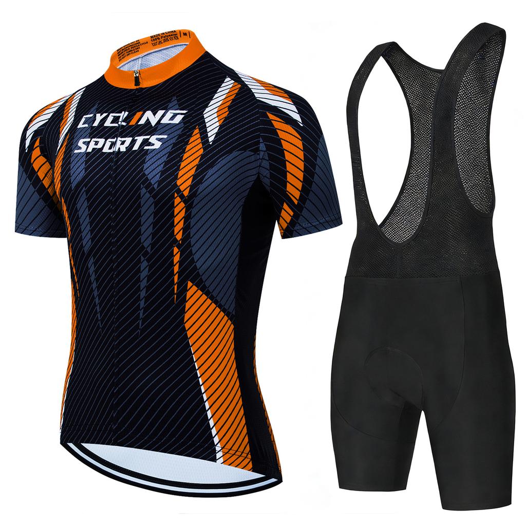 Man Bib Shorts Bi Cycle Jersey Men Mountain Bike Jerseys Mtb Bicycle Clothing Mens Cycling Clothes  2026 Summer Breathable Cycling Suit Set