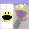 Pelúcia Pac Man Criativa Desenho Animado 15cm Macia de Pelo Curto Para Presente de Crianças
