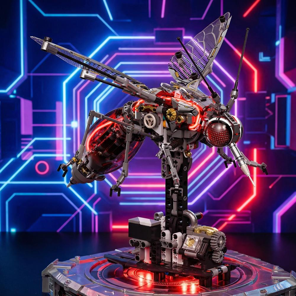 Fresh-From-Factory First-Class Mechanical High-Standard Mosquito Superior-Grade Building-Set High-Standard Bricks Premium-Quality Cyberpunk Insect
