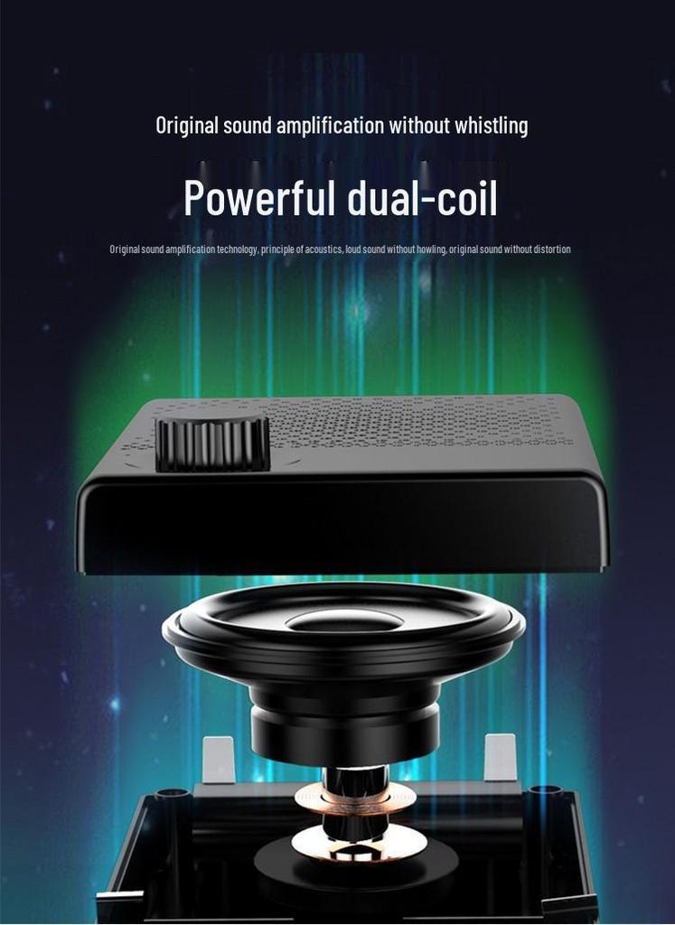 Teacher Wireless Headset Mini Amplifier: Portable Microphone for Outdoor Lectures and Classroom Use