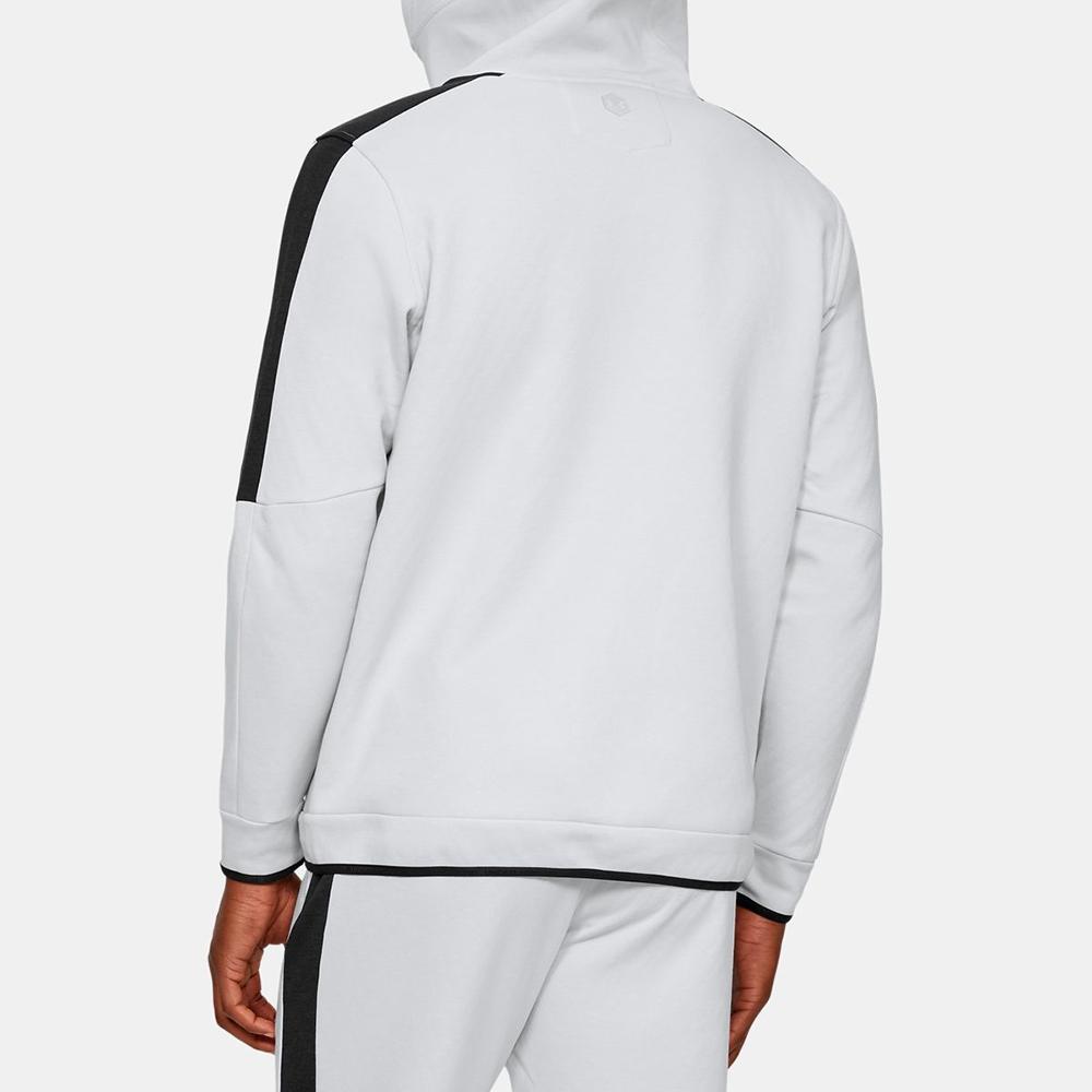 Under Armour Athlete Recovery Fleece Training Jacket Men Jackets Haze-Gray 1348407-014
