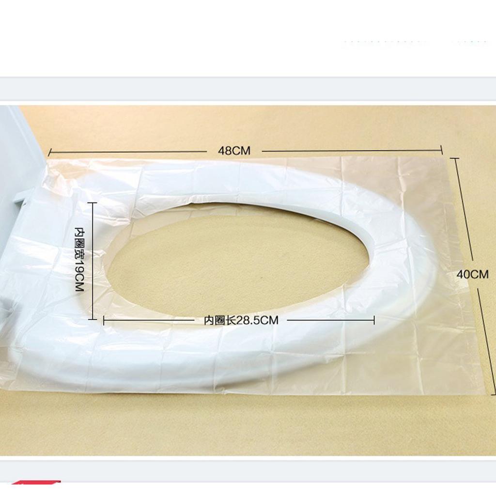 50 PCS Travel Disposable Toilet Seat Cover Waterproof Portable WC Pad Toilet Mat For Baby Pregnant Mom Independent Packing