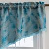 1PC Nuan Series Luxury Jacquard Curtain Head Beads Decorative Window Valance for Living Room Bedroom Home Decor