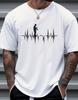 Unisexs Clothing Tshirt Unisex Casual Style Printed Design Suitable Daily Wear In Summer Fishing Theme Loose Fit Plus Size Tshirt