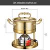 HeXicheng 304 Portable Gas Hot Pot Stove