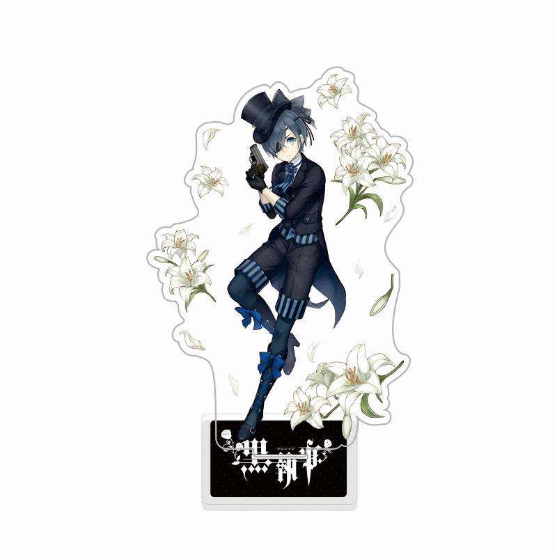 Anime Black Butler Acrylic Stand Model Cosplay Charm Characters Ornament Accesorios  Gifts 15cm