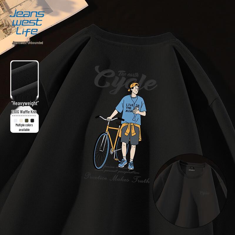 

Jeanswest Men s Waffle Knit Long Sleeve T-Shirt XXL