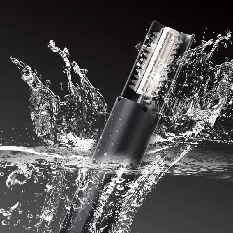 Domácí elektrický škrabák na rybí šupiny s nerezovou čepelí pro domácí vaření a jako dárek