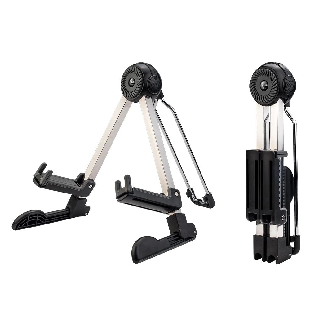 Guitar Stand Universal Folding Tripod Holder Portable A-Frame Musical Rack for Guitar Ukulele Violin Mandolin