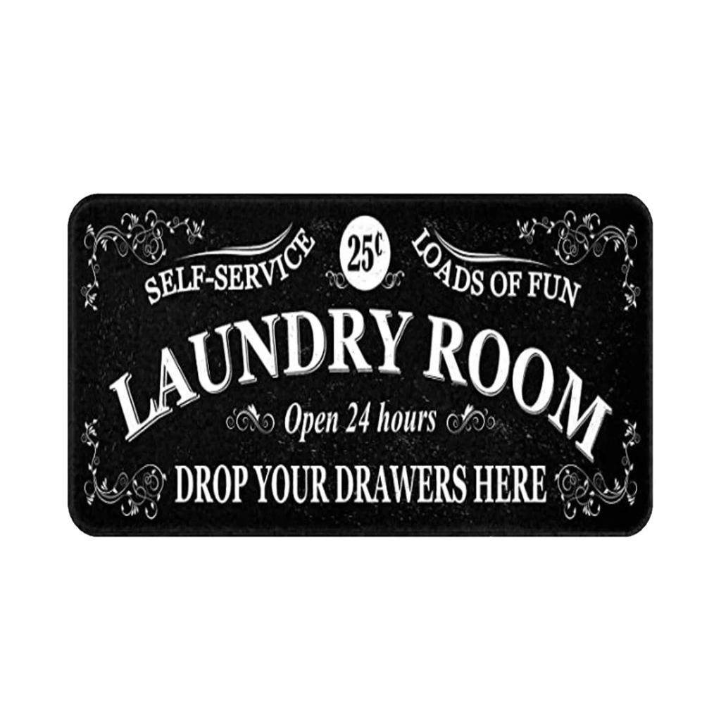 Laundry Room Entrance Doormat Home Luxury Decoration Kitchen Floor Mats Anti-Slip Bathroom Mat Hallway Laundry Long Rugs