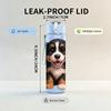 1PC Bernese Mountain Dog Pet Print 750ml Color Plastic Sports Water Bottle Leakproof Flip Straw Lid Suitable for Sports Office Home Use
