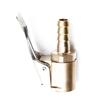 Tire Quick Connector Air Chuck Open Flow Straight Lock Chuck with Clip Durable Copper Construction Tire Inflation Connector