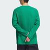 Adidas Raglan Sleeve Crew Neck Long-Sleeve Sports Casual T-Shirt for Men - Green