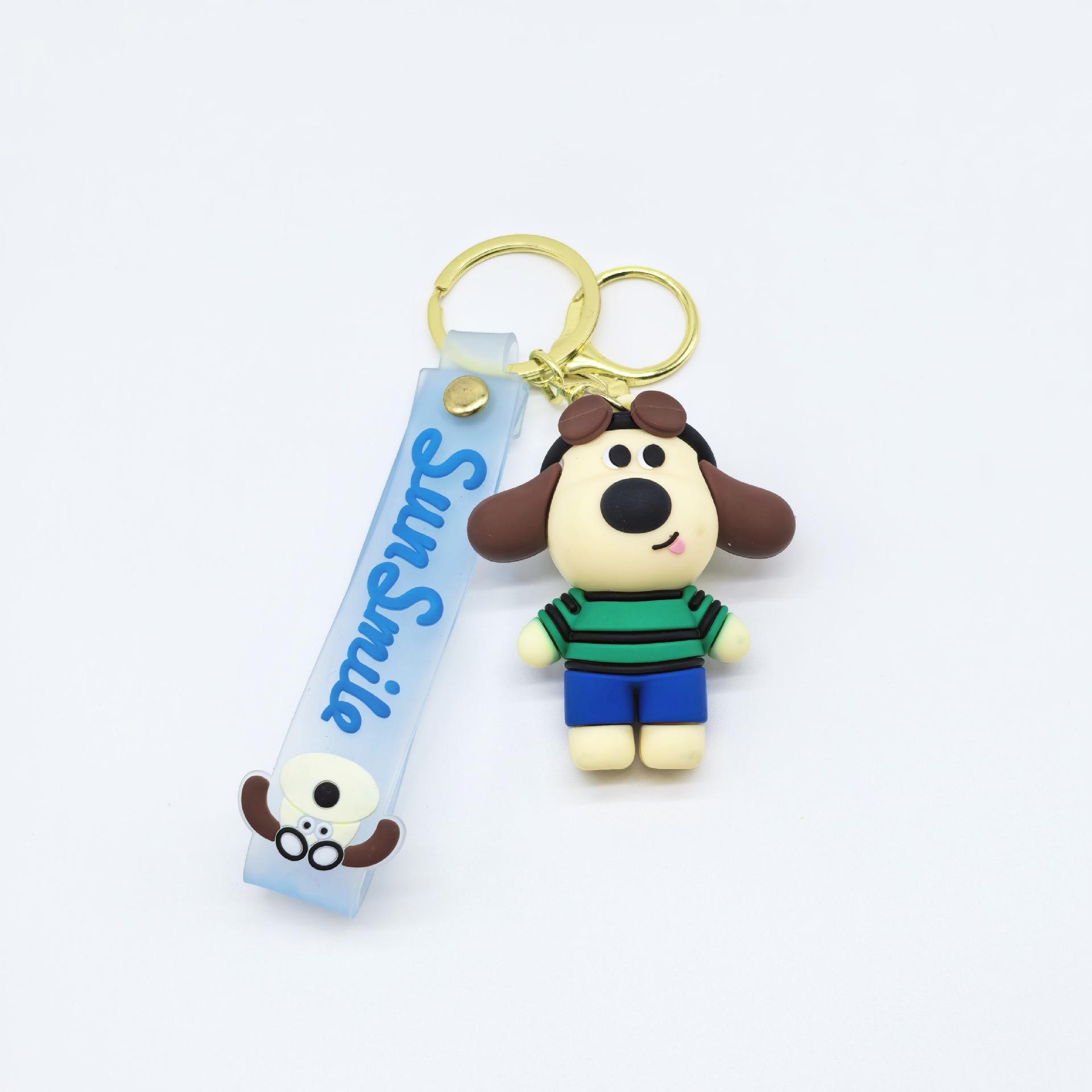 Cartoon Home Dog Dress Up Keychain Female Couple Backpack Car Bag Keychain Small Gift Fashion Toys Anime Cartoon Frind