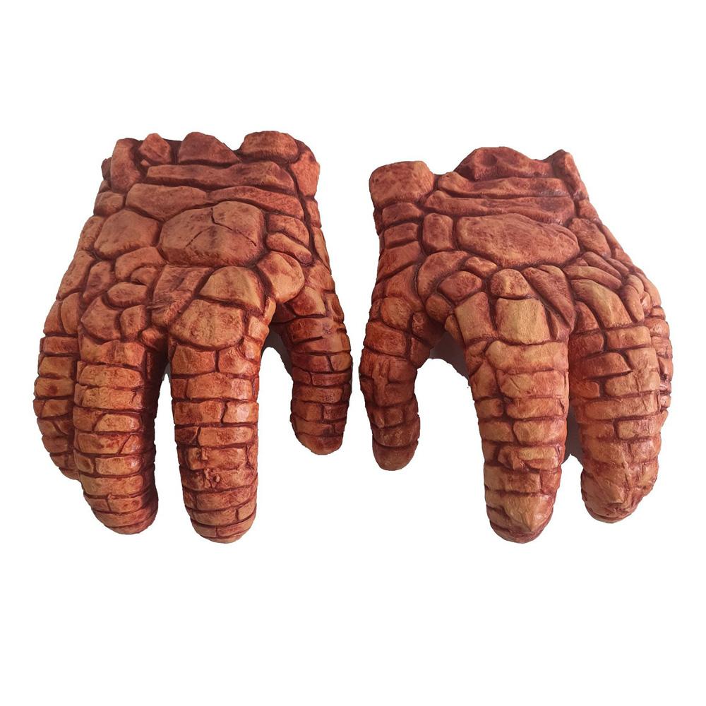 

Stone Monster Mask Cosplay Superhero Masks Gloves Halloween Carnival Dress Up Party Costume Props