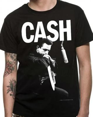 T-shirt da uomo Johnnnyy Cash T-shirt da studio Unisex Tg